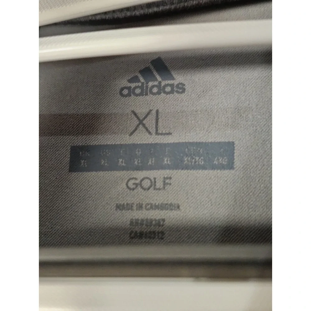 Adidas Golf Club 1/4 Zip Pullover Men's XL Gray Heather‎ Performance Long Sleeve